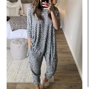 Leopard lounge set or pj set